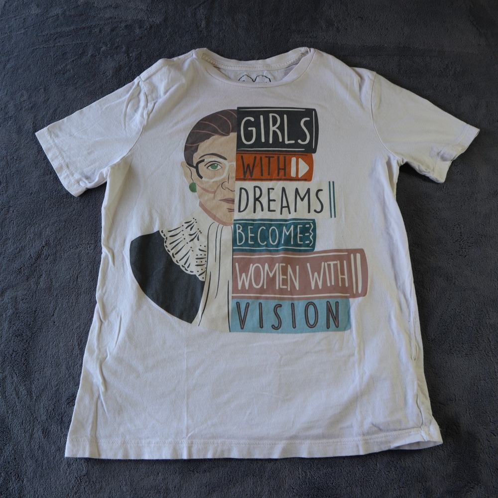 Forever Me Girls With Dreams Become Women With Vision T Shirt Cream XL Tee kids